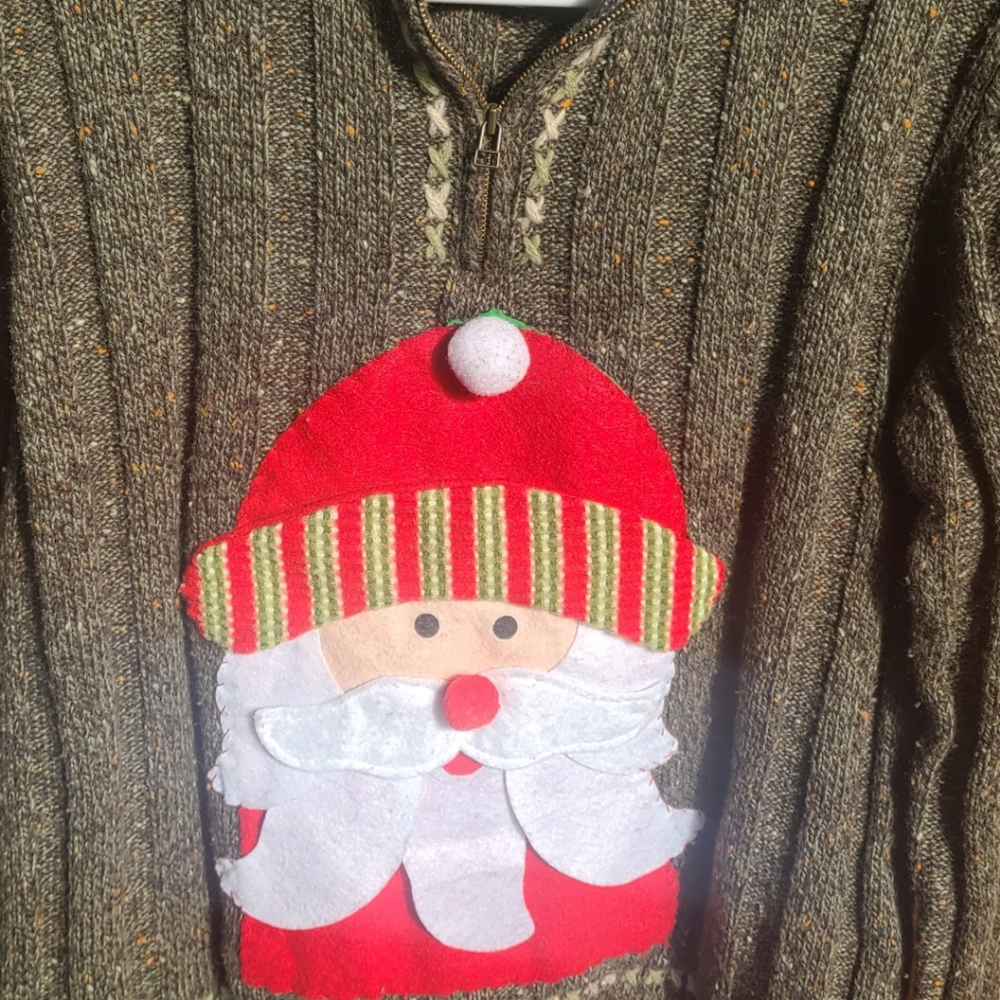 sold WOOLRICH SANTA CHRISTMAS SWEATER SIZE SMALL - Picture 11 of 11